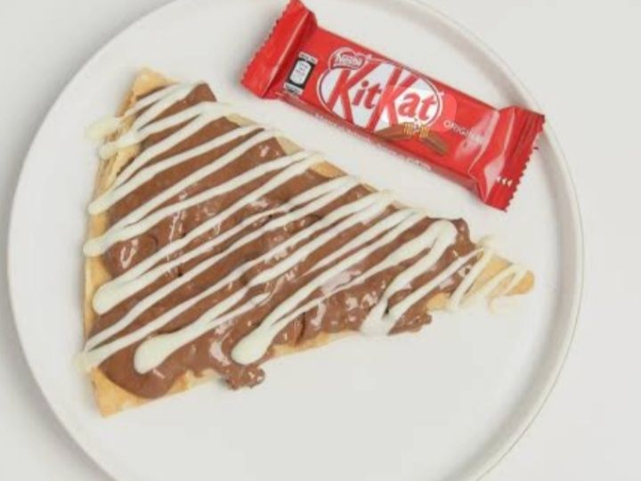 Nutella waffle mix with Kat Kat