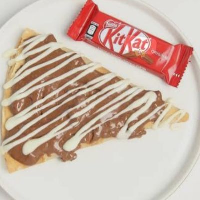 Nutella waffle mix with Kat Kat