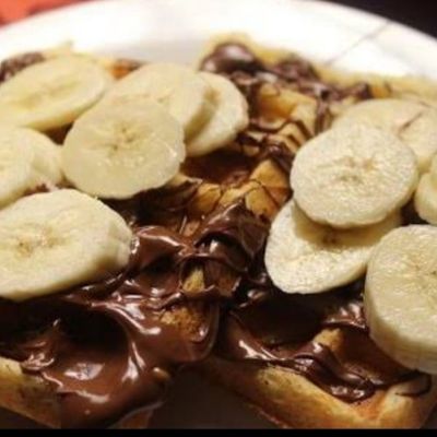 Nutella Mix Waffle with Banana