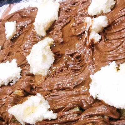Nutella, Cream, and Honey Pie