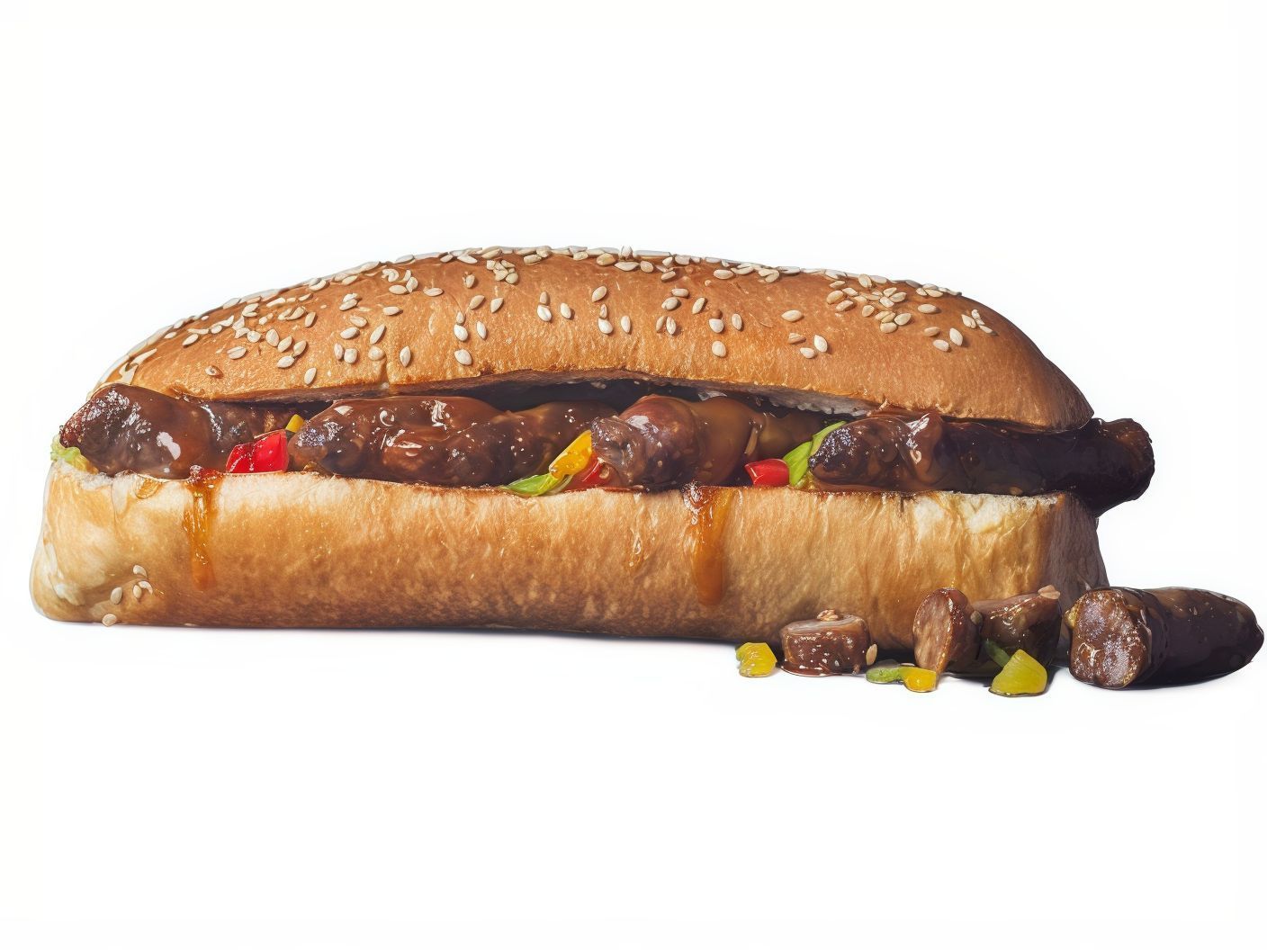 Oriental Sausage Sandwich