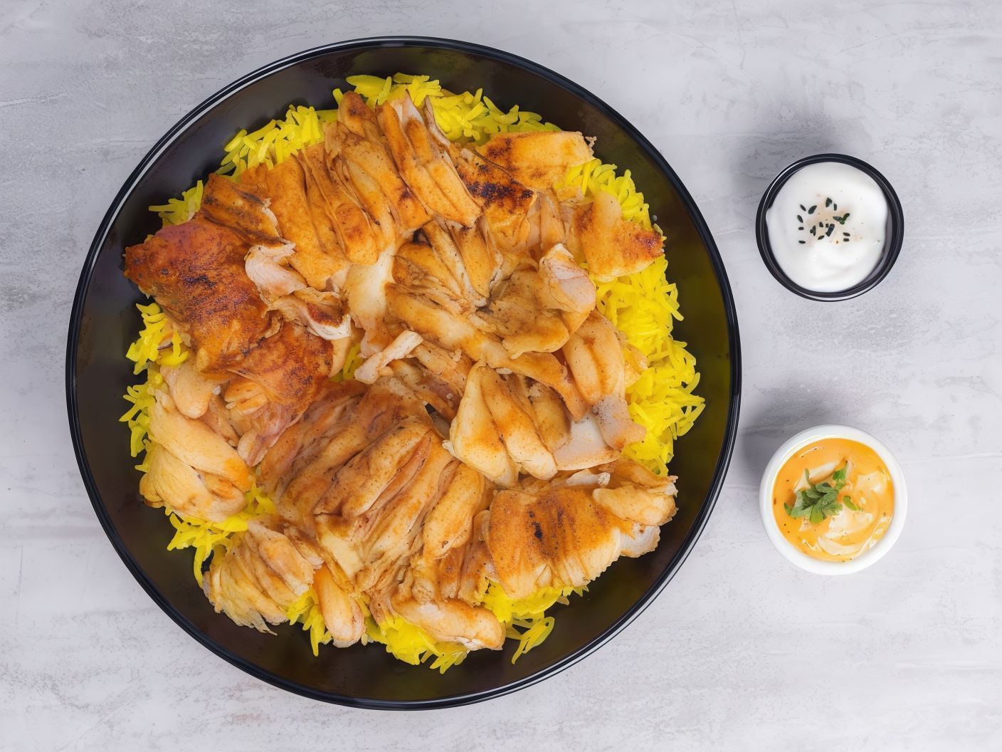 Medium Size Chicken Shawarma Fattah