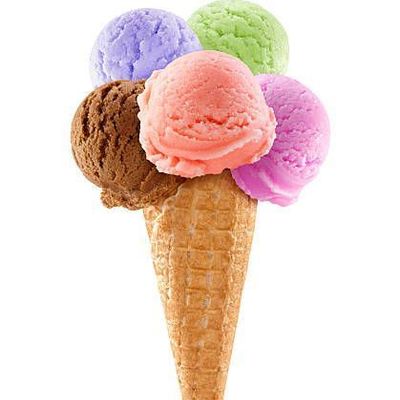 Mixed ice cream