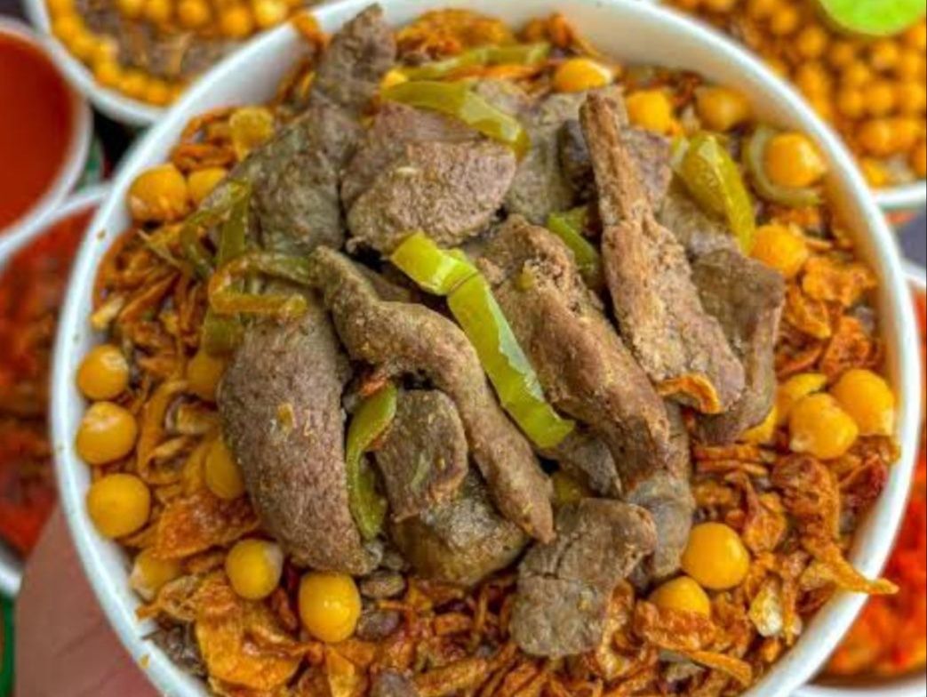 Koshary with liver - medium