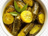 Fresh pickled cucumber