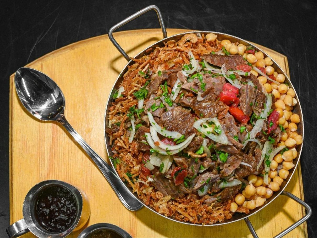 Large Koshary with Liver