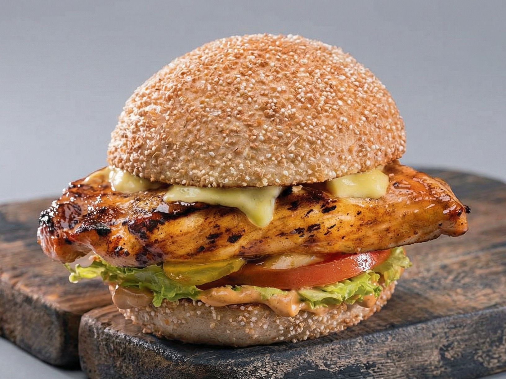 Glazed Chicken Burger