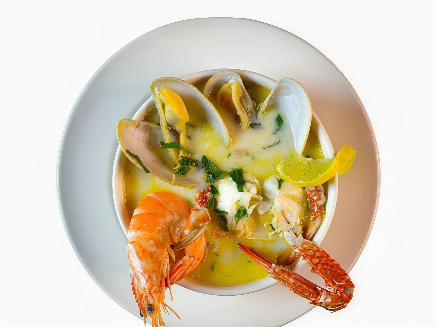 Unleavened Seafood Soup