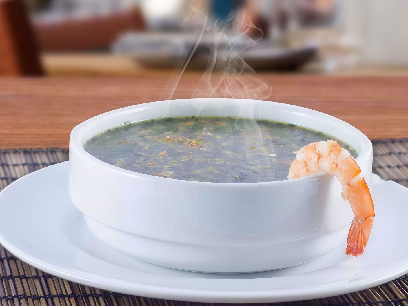 Molokhia With Shrimp