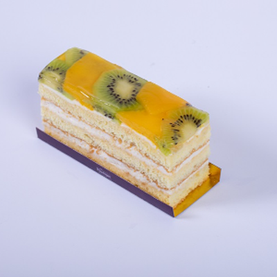 Kiwi and Peach Cream Gateau
