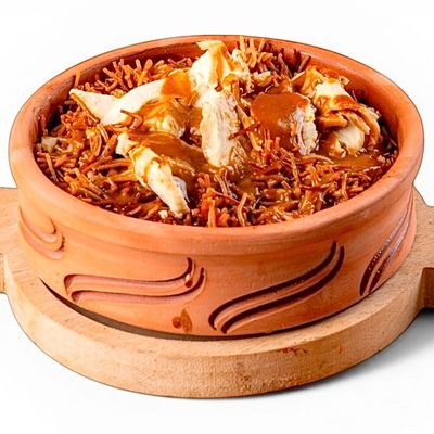 طاجن دجاج بالشعيرية