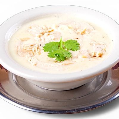شوربة دجاج كريمية
