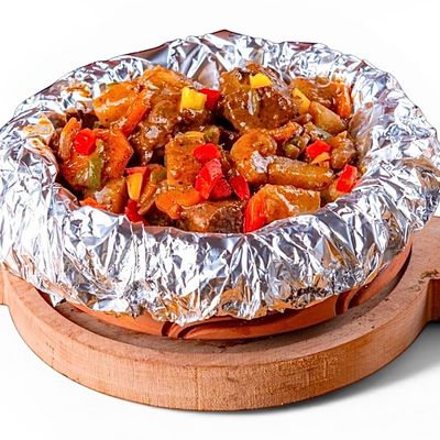 لحم في ورق