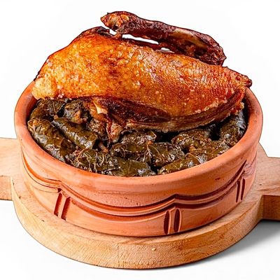 ورق عنب وبط