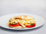 Potatoes with Roumi Cheese sandwich