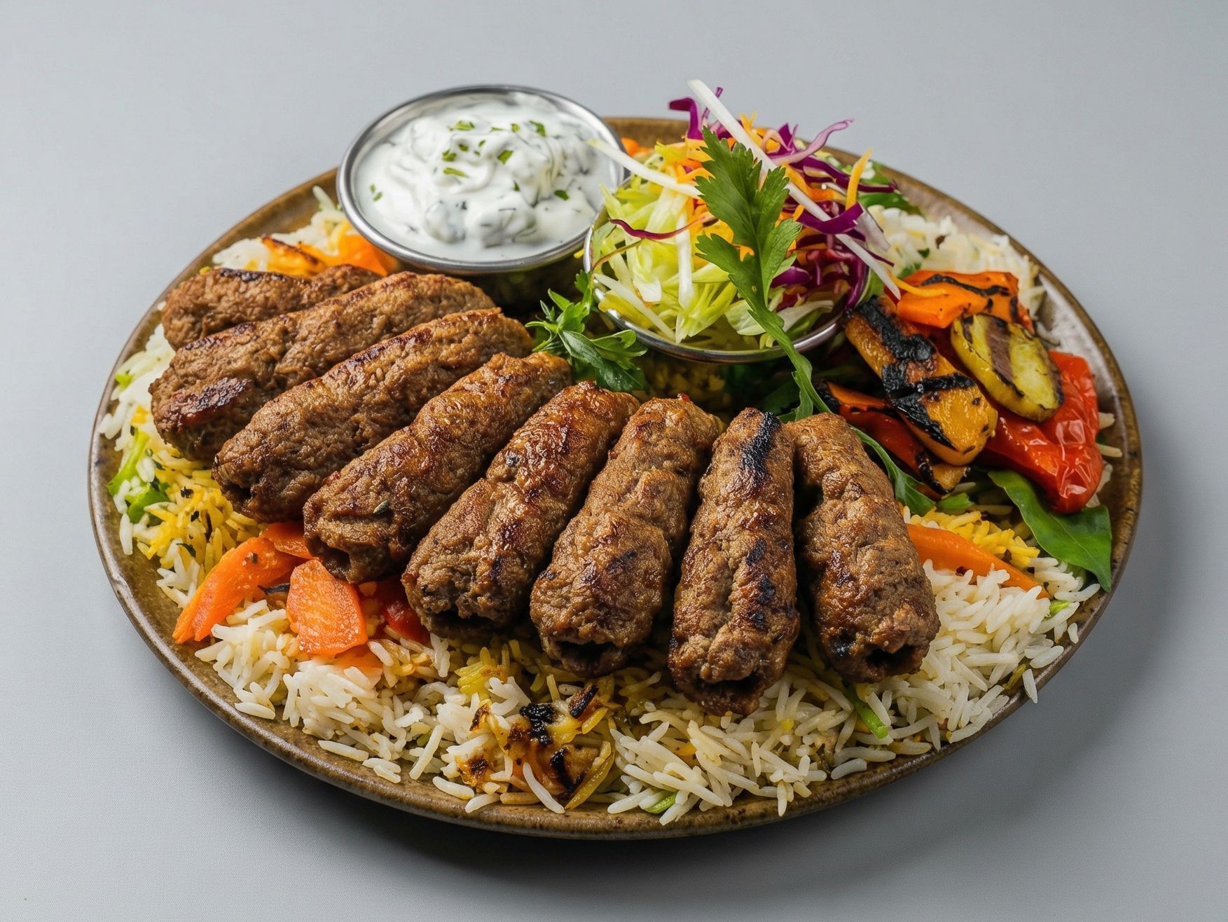 Kofta With Sesame Paste Tray