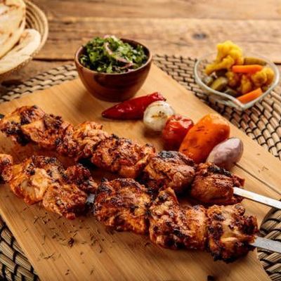 Shish Tawook With Kofta And White Rice