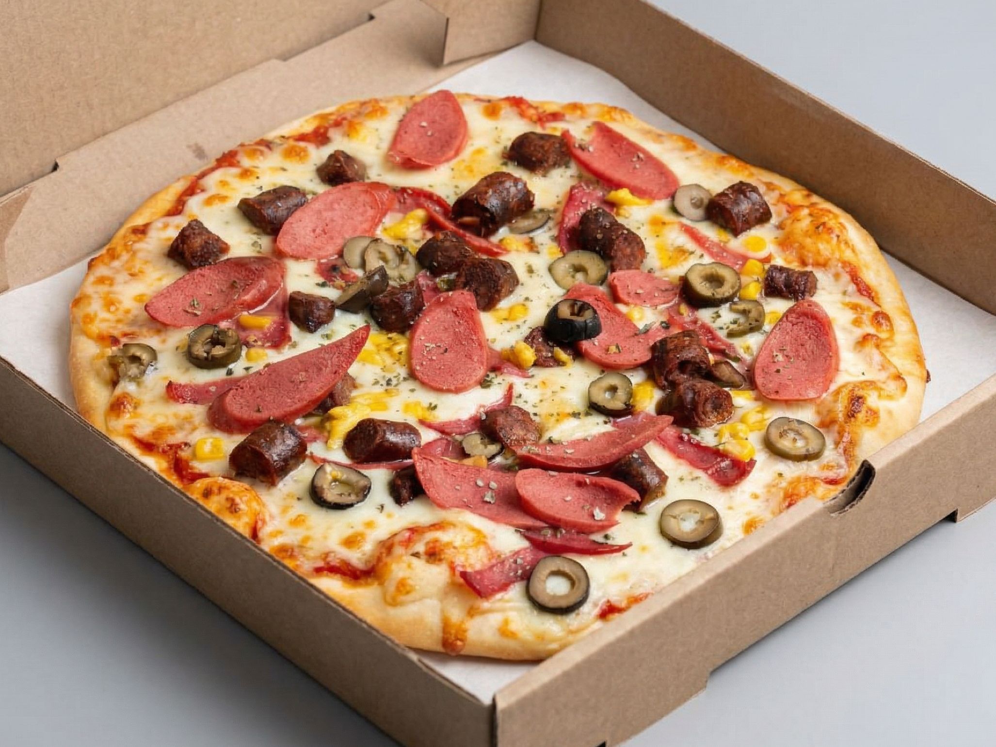 Mixed Meats Pizza