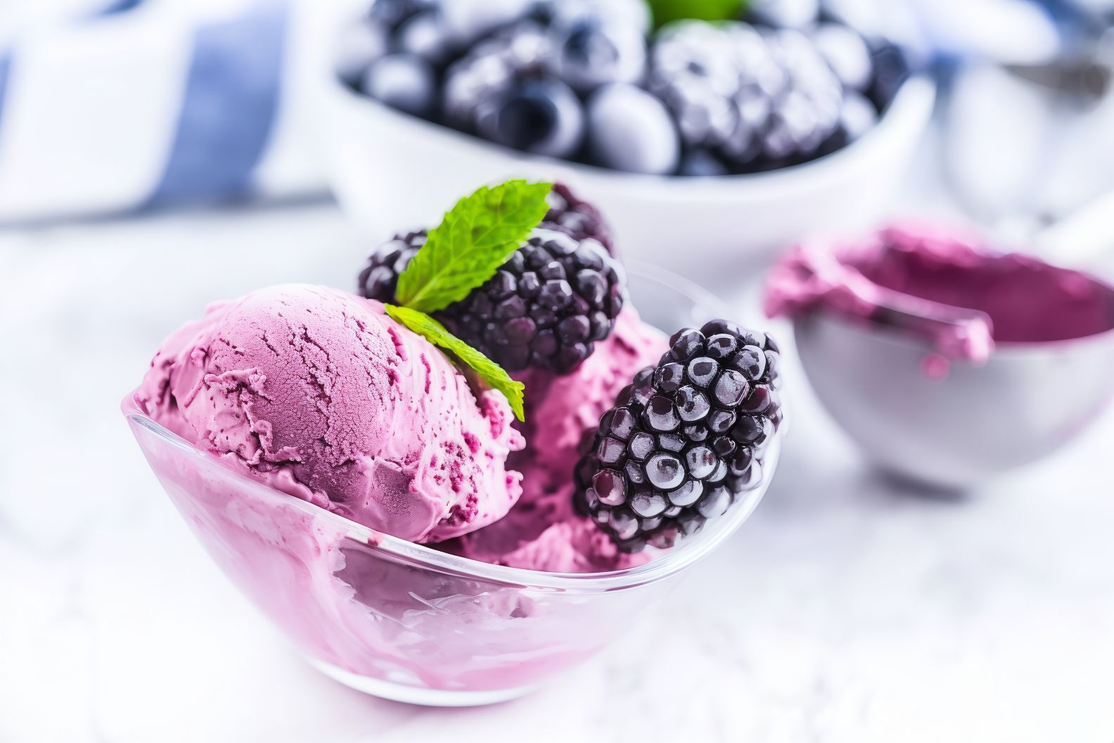 Black Berry Ice Cream