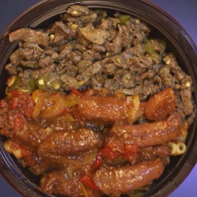 Mix sauce pasta