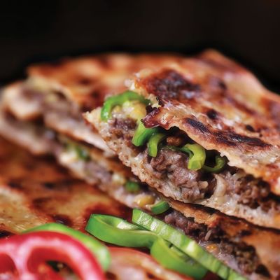 Plain meat hawawshi