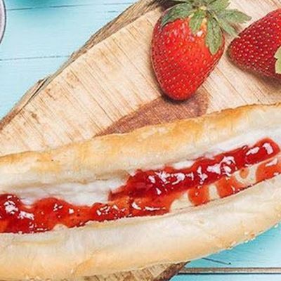 Qeshta With Jam Sandwich