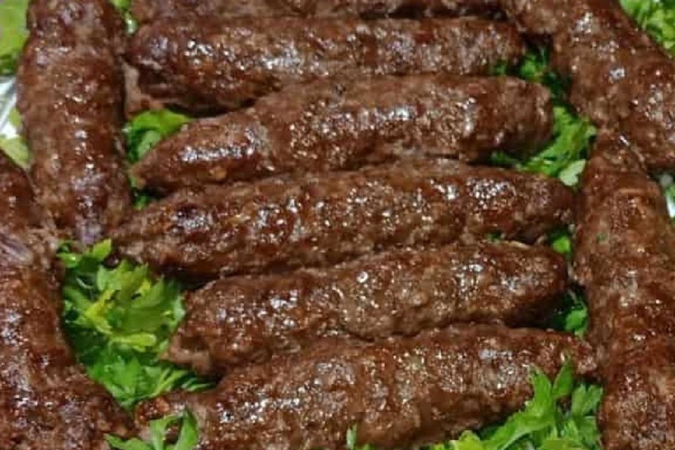 A quarter of a kilo of grilled kofta