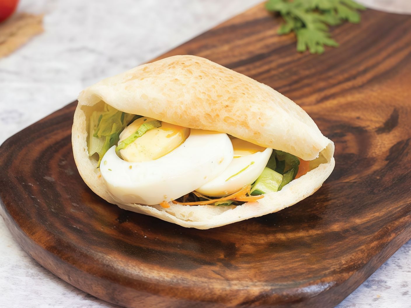 Chipsy with Boiled Egg Sandwich