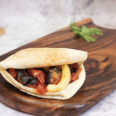 Potato with Musakka Sandwich