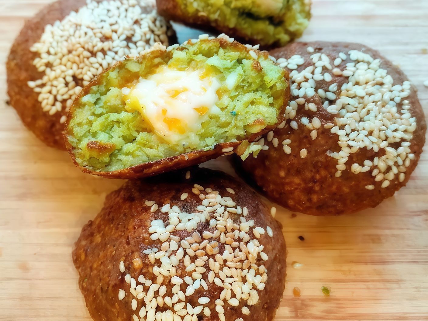 Taamia Patty With Triangle Cheese