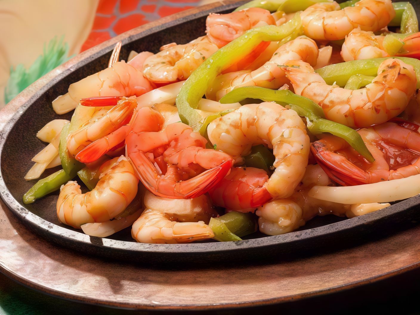 Shrimp Fajita Platter