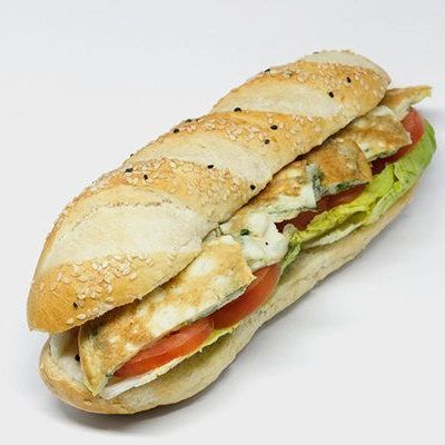 French Plain Omelette Sandwich