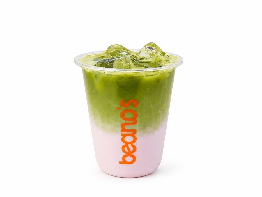 Iced Blueberry Matcha