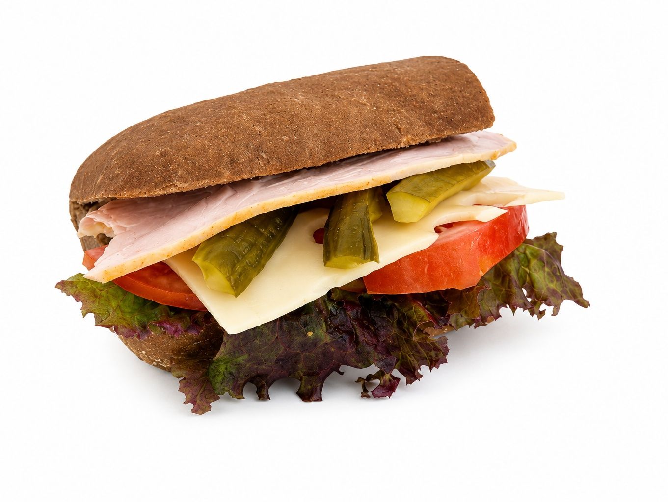 1 ⁄ 2 Smoked Turkey And With Cheese Sandwich