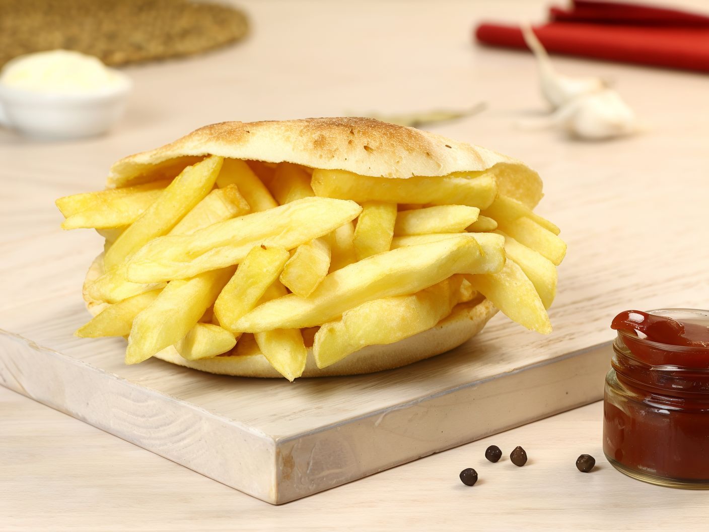 French Fries Sandwich