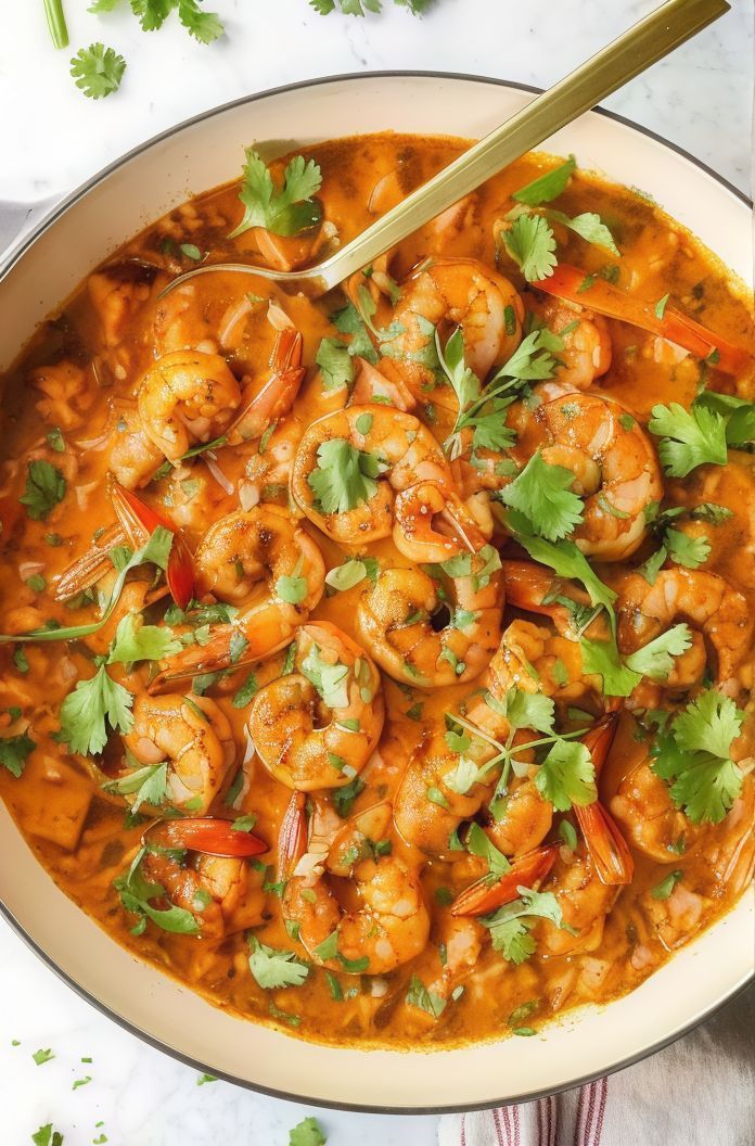 Garlic Curry Shrimp