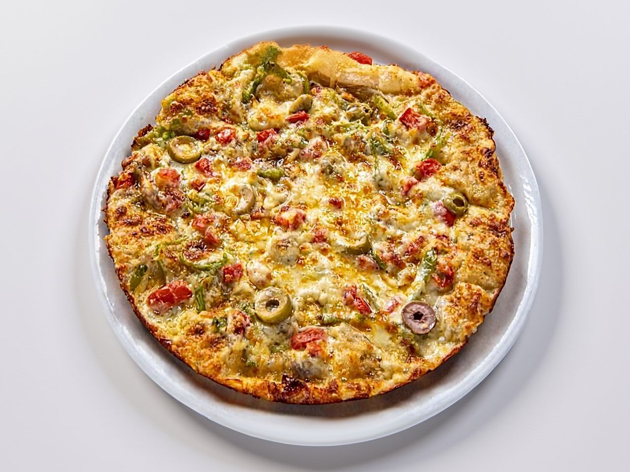 Mushroom Oriental Pizza
