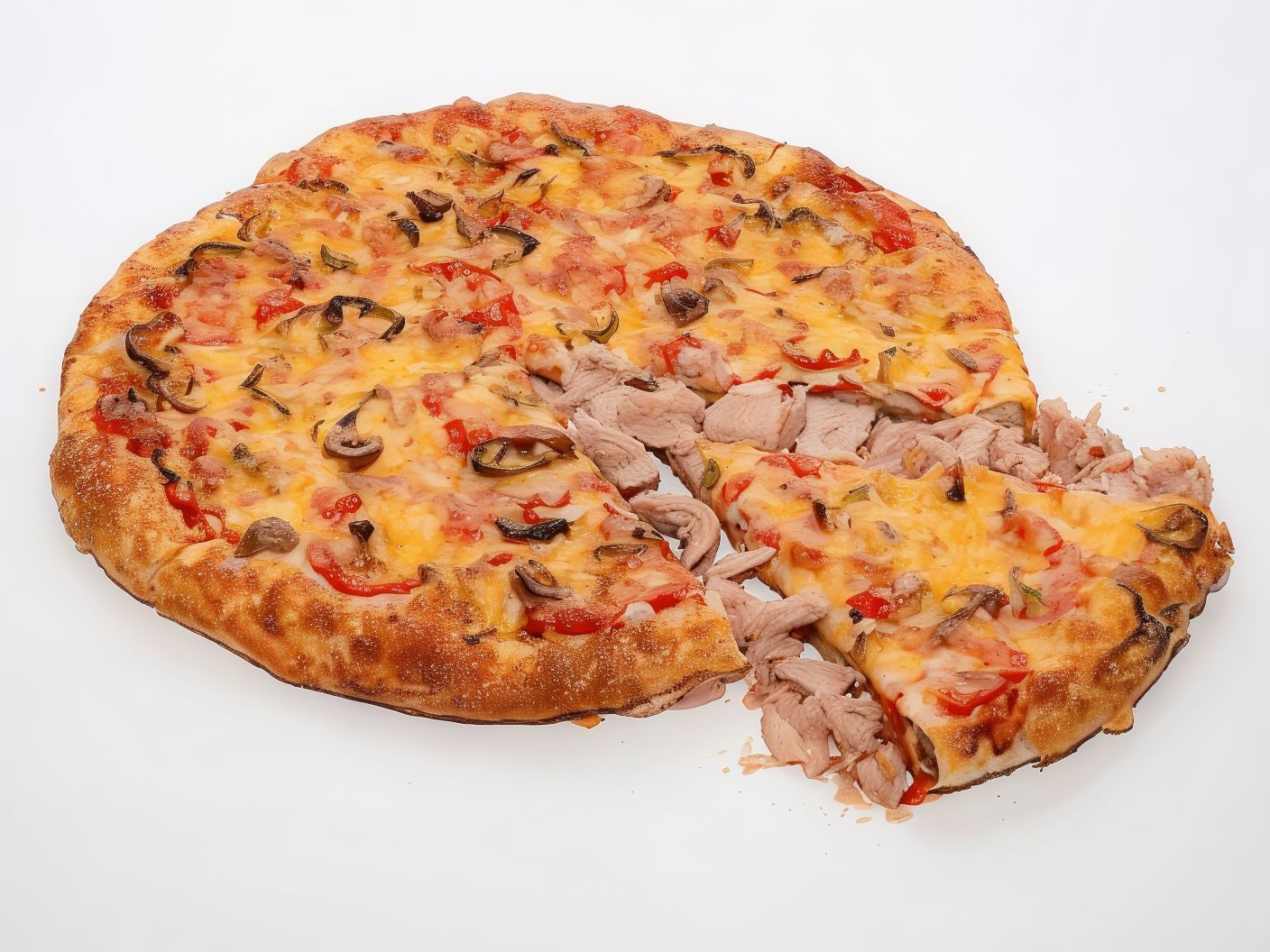 Meat Oriental Pizza