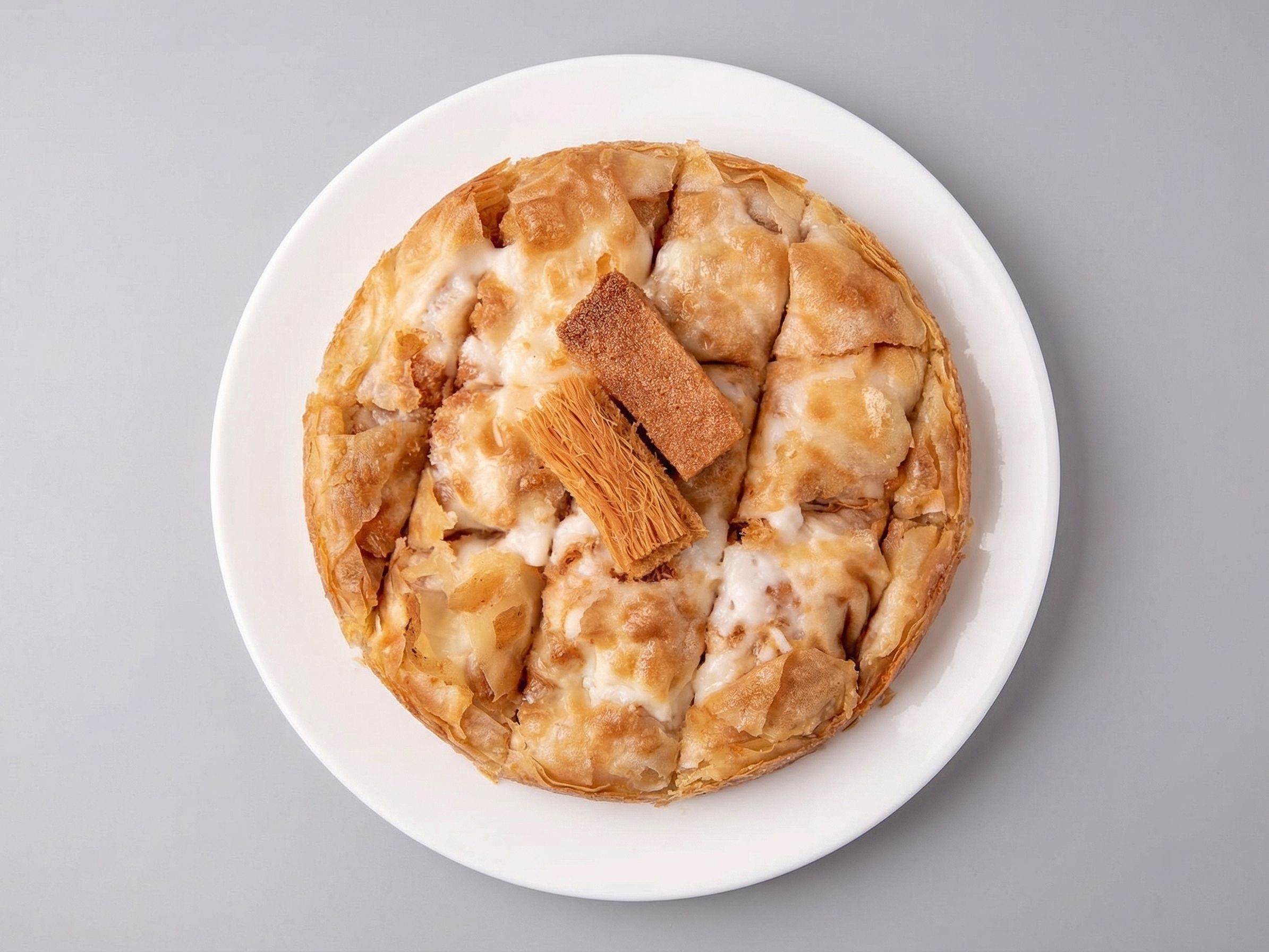 Basbousa With Konafa Pie