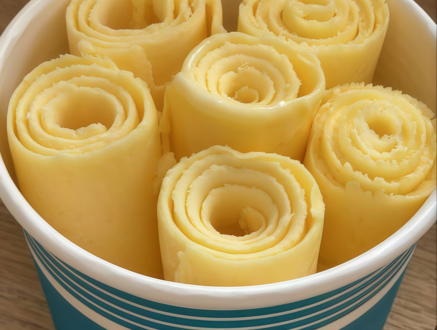 Mango ice cream rolls ( 3 rolls)