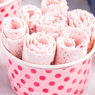 Mixed Berries Ice Cream Rolls (3 Rolls)