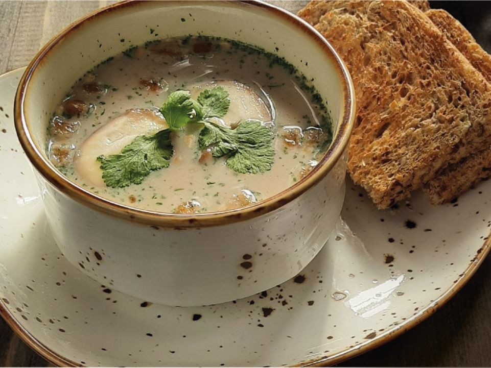 Cream of mushroom soup