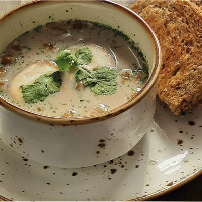 Cream of mushroom soup