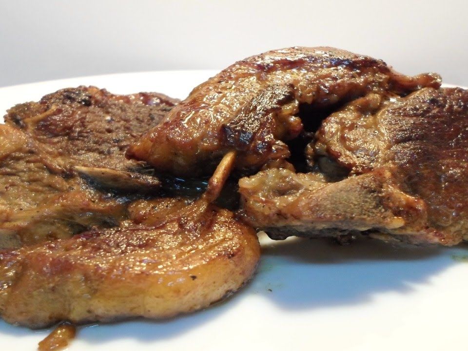 1/4 kg of meat browned in butter
