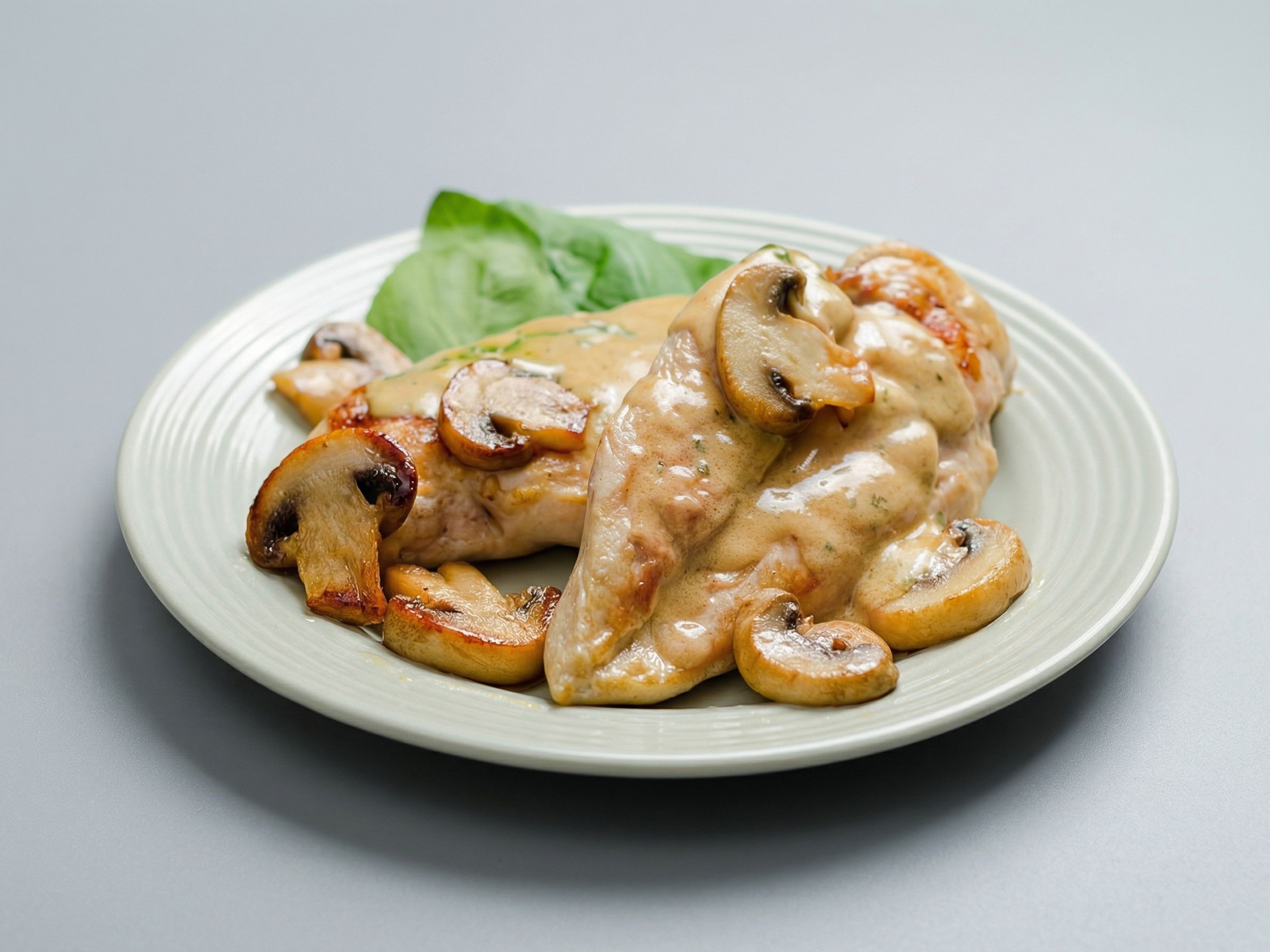 1/4 kg Chicken Piccata with Mushrooms