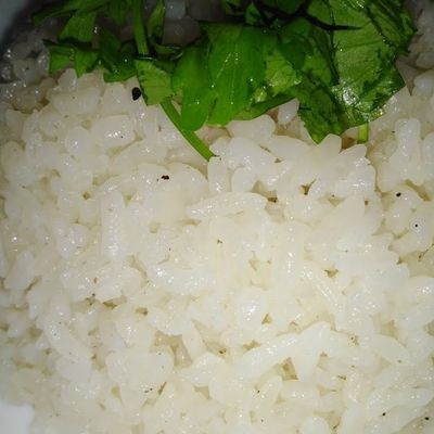 white rice dish