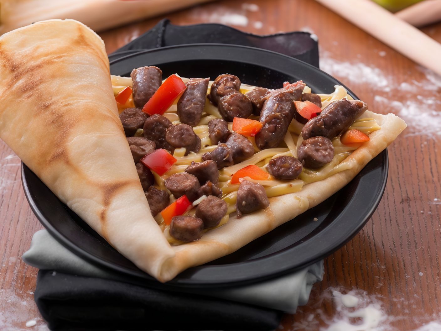 Hot Dog Crepe
