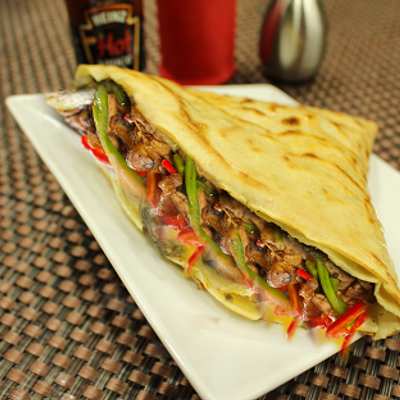 Chicken Fajita Crepe