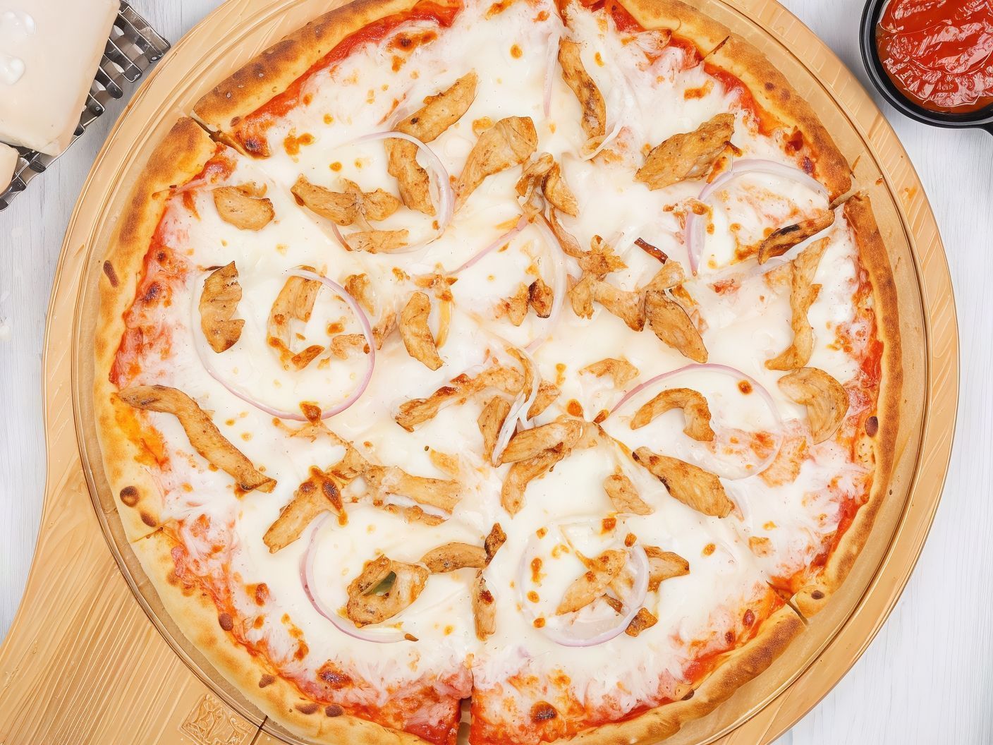 Chicken Strips Pizza