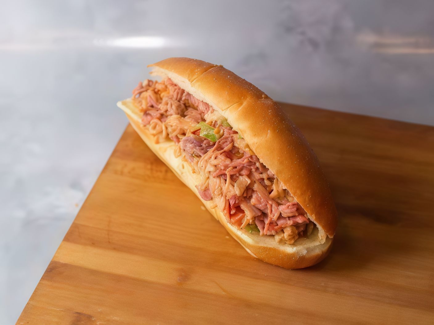 Corned Beef with Roumi Sandwich